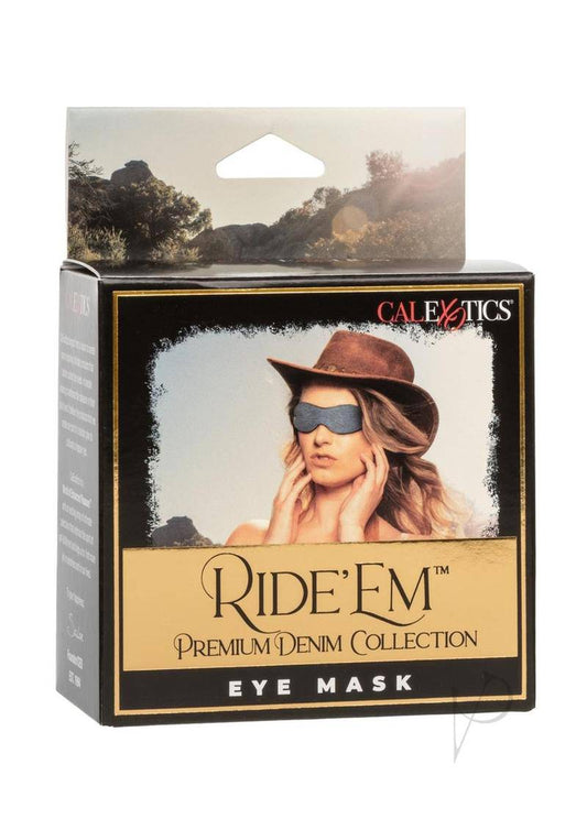 Ride Em Premium Denim Coll Eye Mask-0