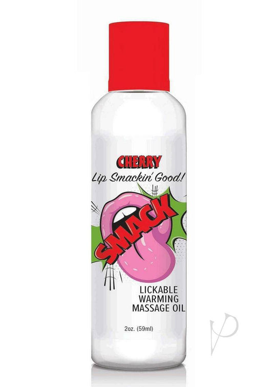 Smack Massage Oil Cherry 2oz-0