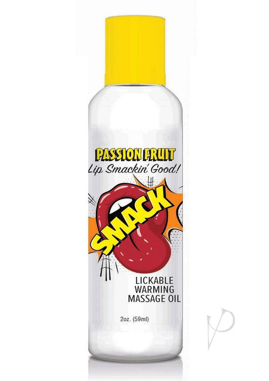 Smack Massage Oil Passion Fruit 2oz-0