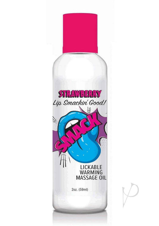 Smack Massage Oil Strawberry 2oz-0