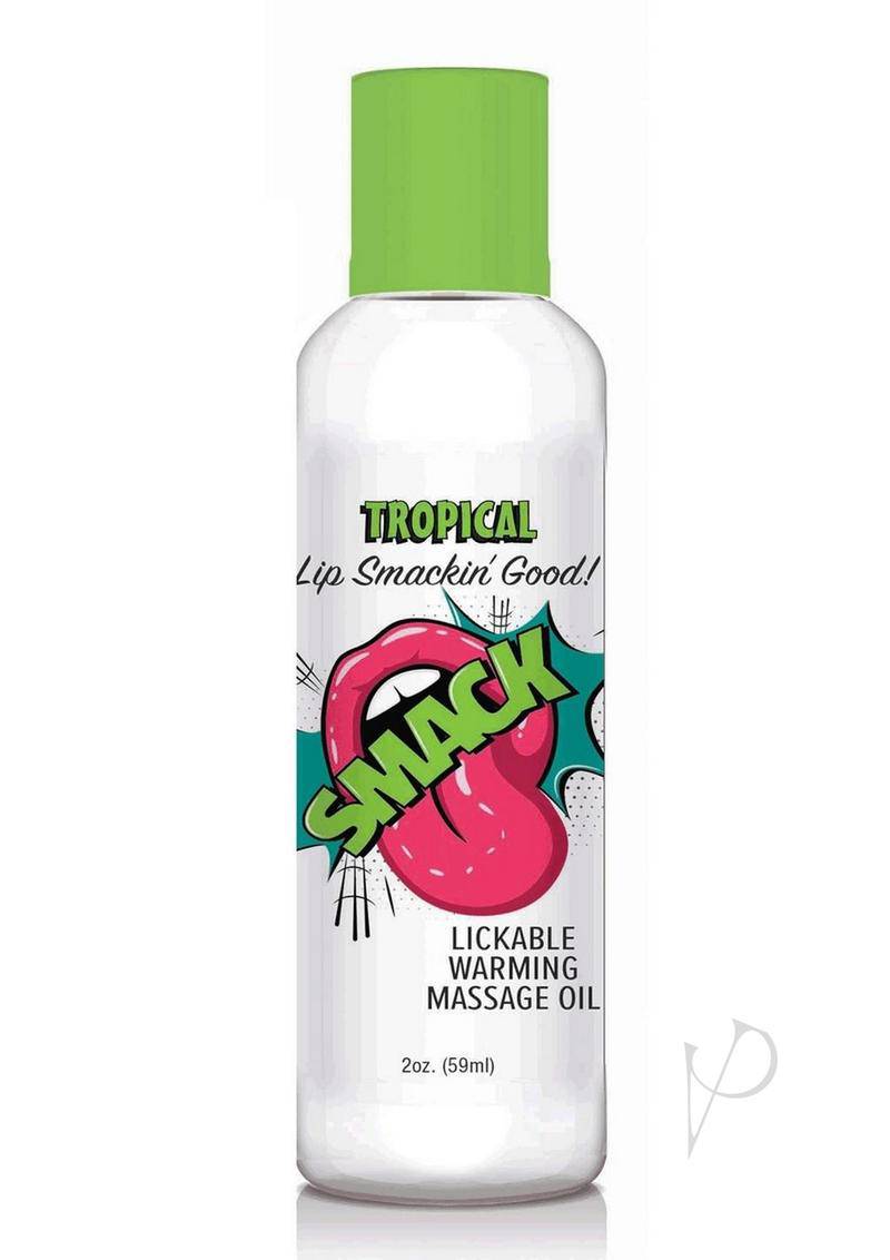 Smack Massage Oil Tropical 2oz-0