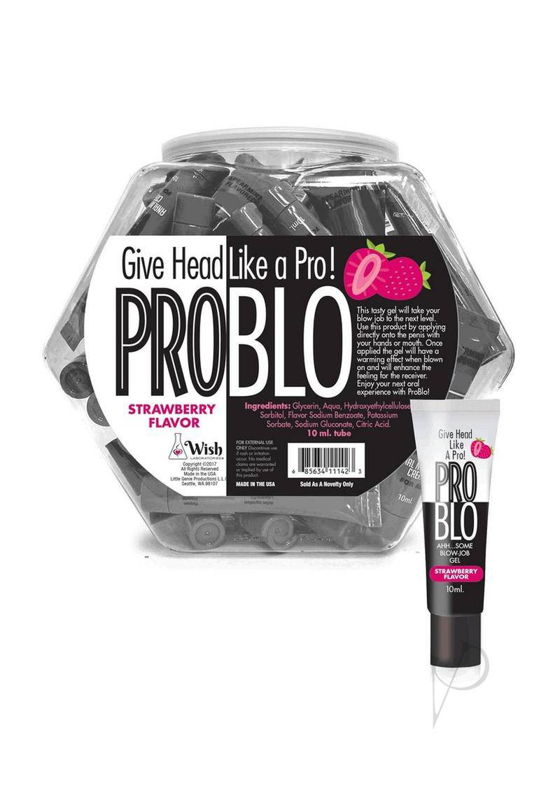 Problo Oral Gel Strawberry 10ml 65/bowl-0