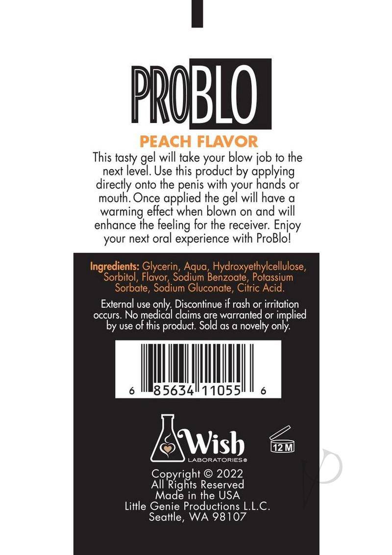 Problo Oral Gel Peach 10ml 65/bowl-1