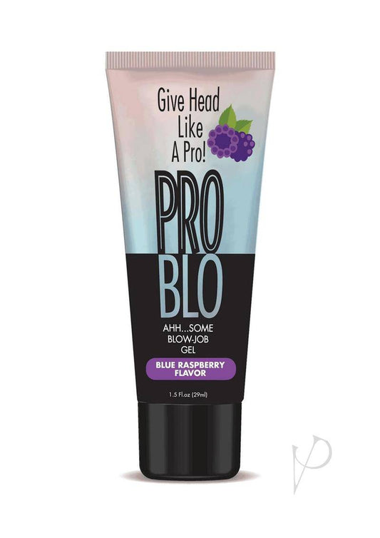 Problo Oral Pleasure Gel Blu Rasp 1.5oz-0